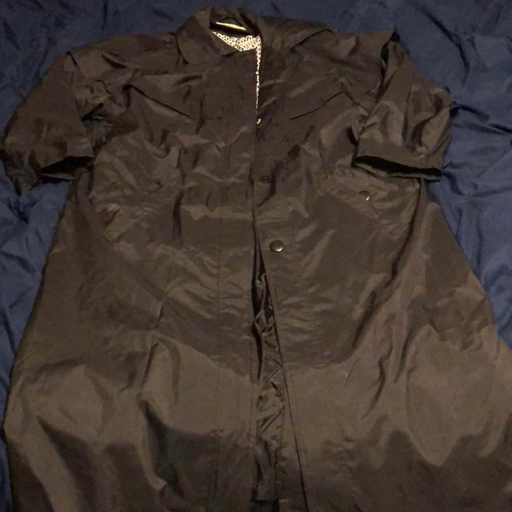Long rain coat